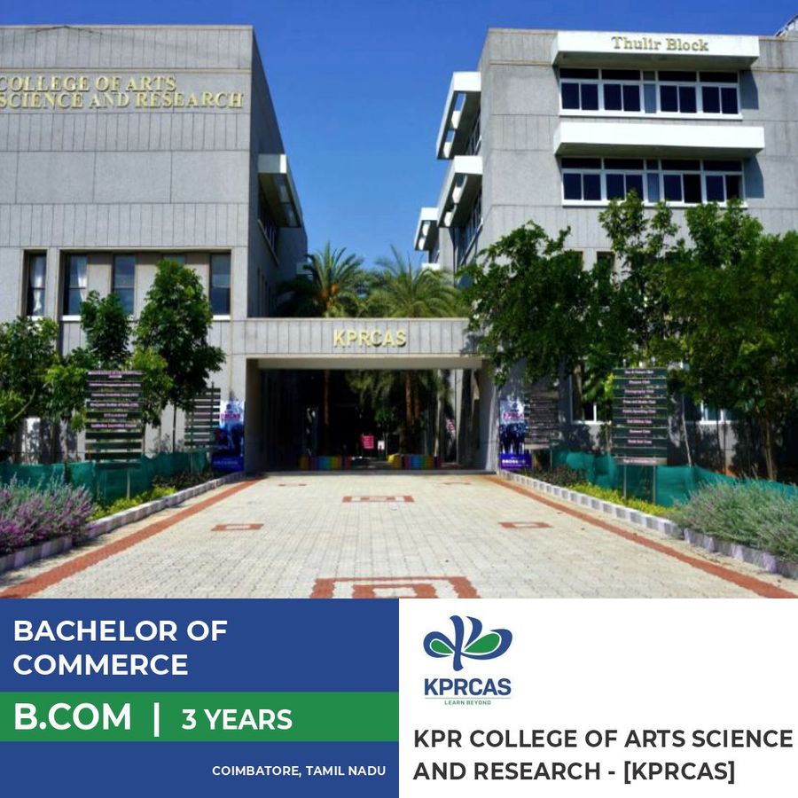 Bachelor of Commerce [B.Com] at Kpr College of Arts Science And Research , Coimbatore